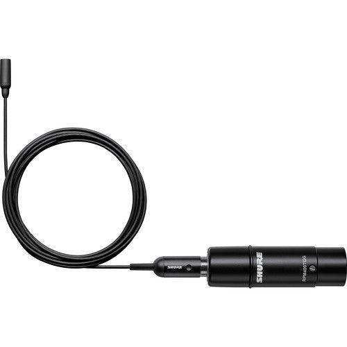 Shure TL48B/O-XLR-A-TA Omnidirectional Lavalier Microphone (XLR, Black) (TAA-Compliant) Microphones Shure