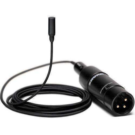 Shure TL48B/O-XLR-A-TA Omnidirectional Lavalier Microphone (XLR, Black) (TAA-Compliant) Microphones Shure