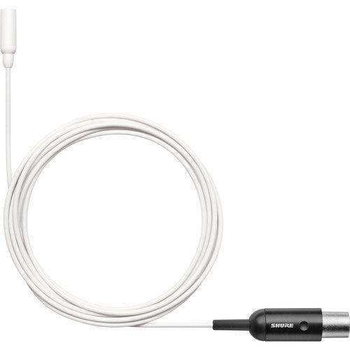 Shure TL48W/O-MTQG-A-TA Omnidirectional Lavalier Microphone (TA4F, White) (TAA-Compliant) Microphones Shure