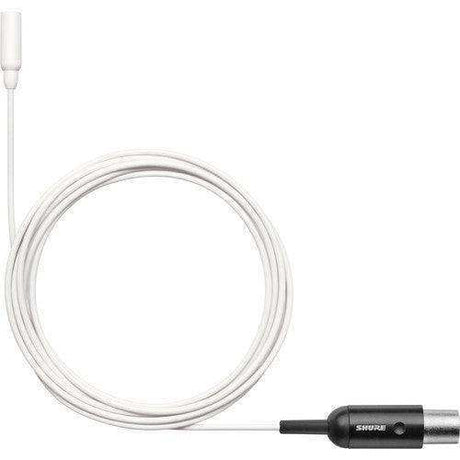 Shure TL48W/O-MTQG-A-TA Omnidirectional Lavalier Microphone (TA4F, White) (TAA-Compliant) Microphones Shure