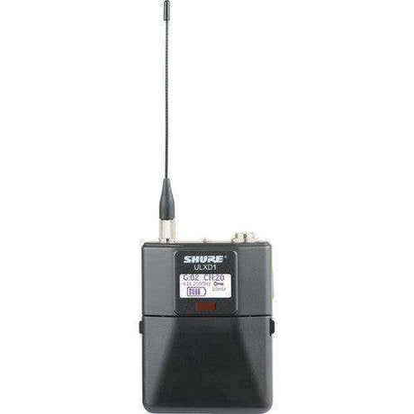 Shure ULXD1TA=-V50 Digital Wireless Bodypack Transmitter with TA4M (V50: 174 to 216 MHz) (TAA-Compliant) Microphones Shure