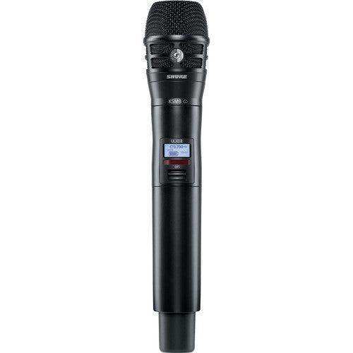 Shure ULXD2TA/K8B=-X52 Digital Handheld Wireless Microphone Transmitter with KSM8 Capsule (X52: 902 to 928 MHz) (TAA-Compliant) Microphones Shure