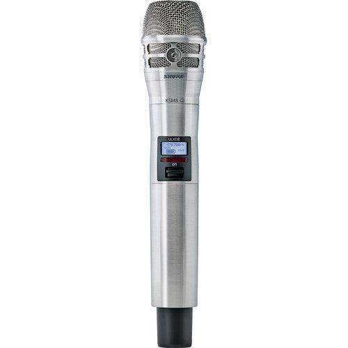 Shure ULXD2TA/K8N=-H50 Digital Handheld Wireless Microphone Transmitter with KSM8 Capsule (H50: 534 to 598 MHz) (TAA-Compliant) Microphones Shure
