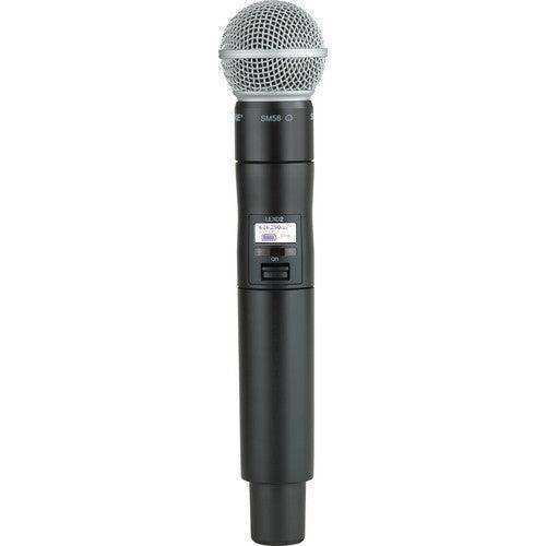 Shure ULXD2TA/SM58=-X52 Digital Handheld Wireless Microphone Transmitter with SM58 Capsule (X52: 902 to 928 MHz) (TAA-Compliant) Microphones Shure