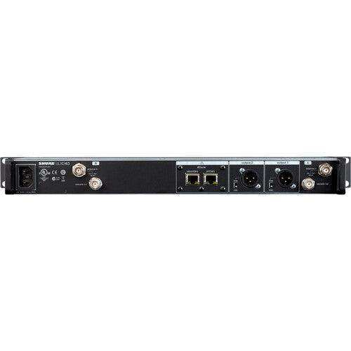 Shure ULXD4DGVTA=-J50A Dual-Channel Digital Wireless Receiver with Always-On Encryption (J50A: 572 to 608 + 614 to 616 MHz) (TAA-Compliant) Microphones Shure