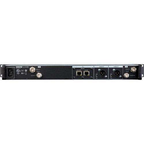 Shure ULXD4DTA=-X52 Dual-Channel Digital Wireless Receiver (X52: 902 to 928 MHz) (TAA-Compliant) Microphones Shure