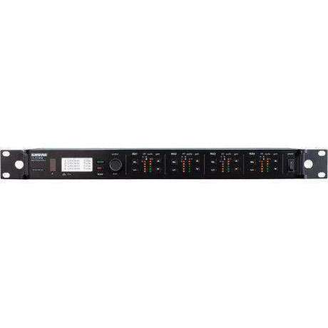 Shure ULXD4QGVTA=-G50 Quad-Channel Digital Wireless Receiver with Always-On Encryption (G50: 470 to 534 MHz) (TAA-Compliant) Microphones Shure