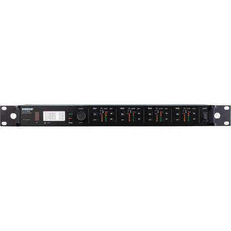 Shure ULXD4QTA=-H50 Quad-Channel Digital Wireless Receiver (H50: 534 to 598 MHz) (TAA-Compliant) Microphones Shure