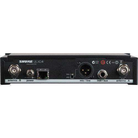 Shure ULXD4TA=-G50 Single-Channel Digital Wireless Receiver (G50: 470 to 534 MHz) (TAA-Compliant) Microphones Shure