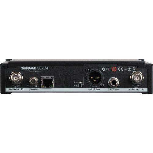 Shure ULXD4TA=-X52 Single-Channel Digital Wireless Receiver (X52: 902 to 928 MHz) (TAA-Compliant) Microphones Shure