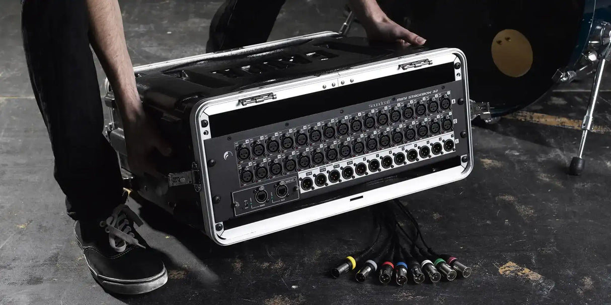 Soundcraft SI Impact 80-input Digital Mixing Console and 32-in/32-out USB Interface and iPad Control - 5056170 Audio Mixers Soundcraft