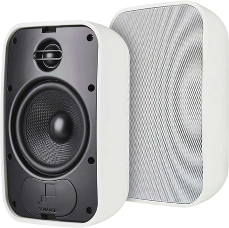 Sonance - MARINER 56 - Mariner 5-1/4" 2-Way Outdoor Surface Mount Speakers (Pair) - White Speakers Sonance