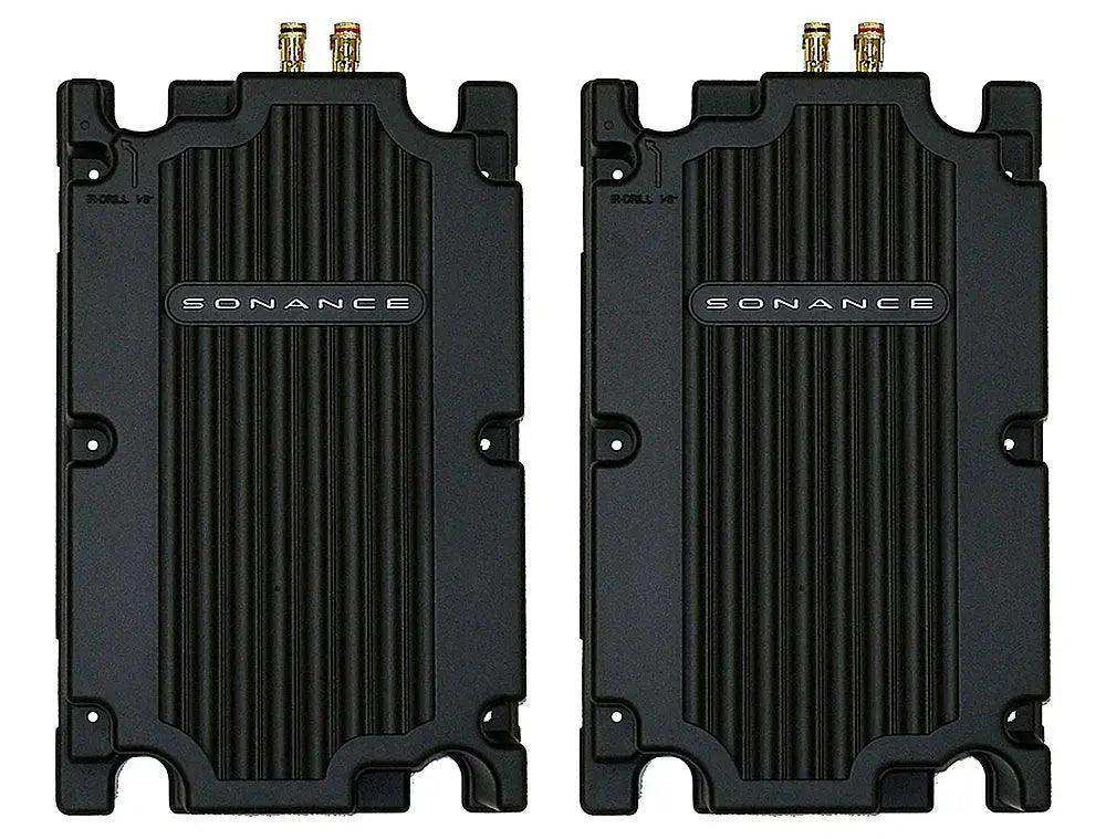 Sonance - MEDIUM RECTANGLE RETROFIT ENCLOSURE - Visual Performance Enclosure for select 6.5" In-wall Rectangle Speakers (2-Pack) - Black Speakers Sonance