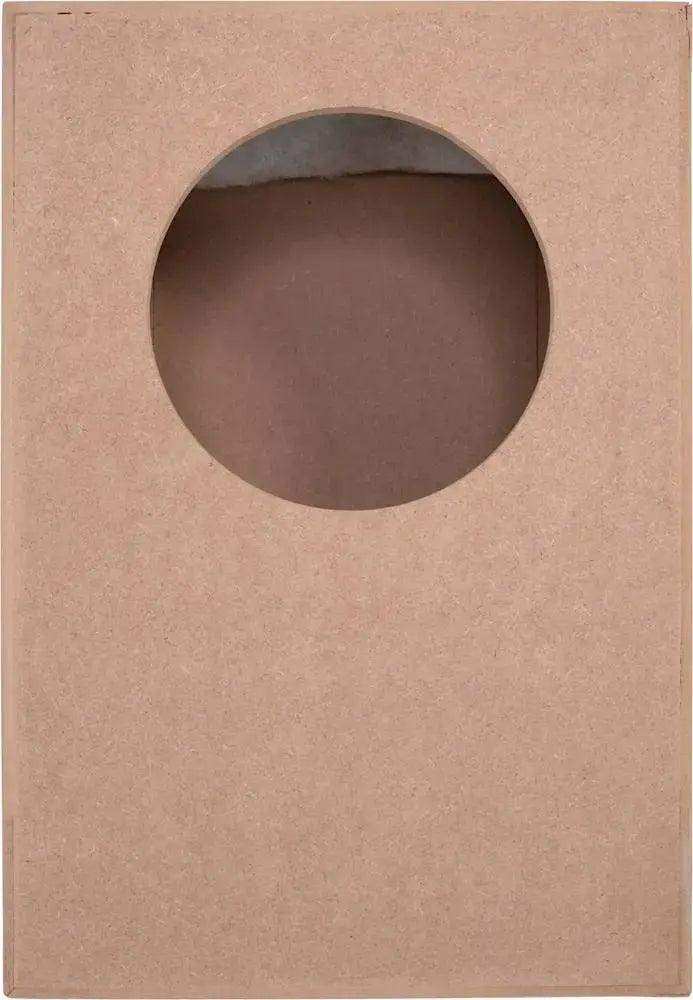 Sonance - MEDIUM ROUND ACOUSTIC ENCLOSURE - Visual Performance Enclosure for Select 6.5" In-ceiling Speakers (Each) - Wood Speakers Sonance