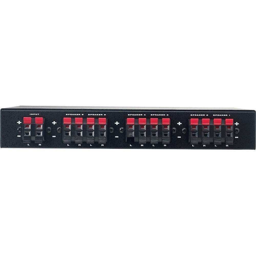 Sonance - SS6 - 6-Pair Stereo Speaker Selector (Each) - Black Audio Components Sonance