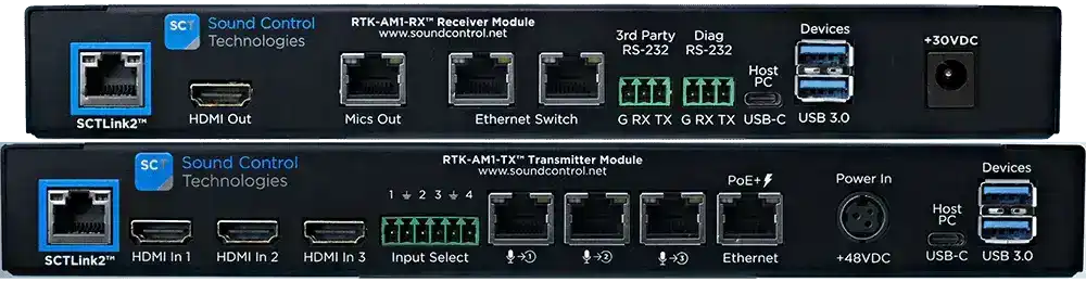 Sound Control Technologies RemoteTableKit™ MINI-USB for Room Kit MINI/Room USB/Poly G7500 Video Conferencing Sound Control Technologies