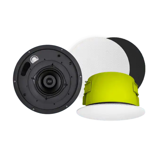 Soundtube CM52-BGM-II-WH 5.25" In Ceiling Speaker with white magnetic grill Speakers Soundtube