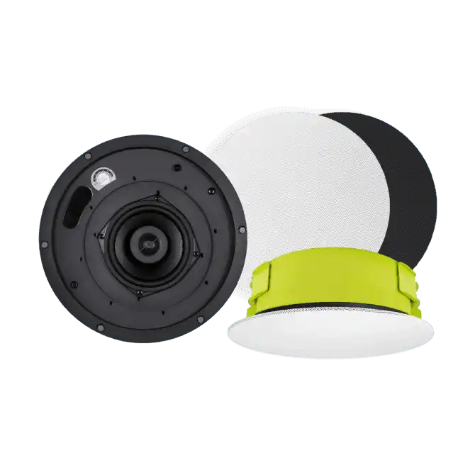 Soundtube CM52S-BGM-II-WH 5.25" In Ceiling Short Can Speaker with white magnetic grill Speakers Soundtube