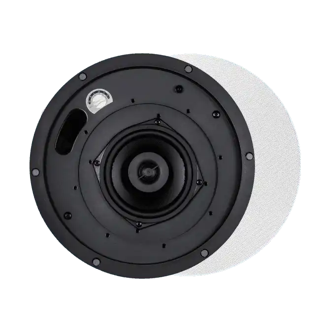 Soundtube CM52S-BGM-II-WH 5.25" In Ceiling Short Can Speaker with white magnetic grill Speakers Soundtube