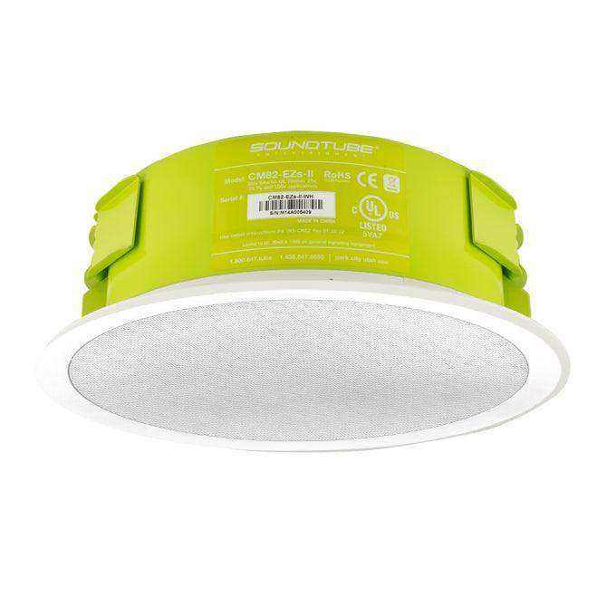 Soundtube CM82-EZS-II-BKCM82-EZS-II 8" 2-way In Ceiling Speaker in White 8" 2-way In Ceiling Speaker with Short Can Speakers Soundtube