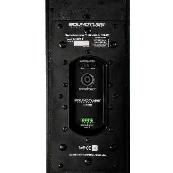 Soundtube LA880I-II-BK Full range line array - Series II (Black) Speakers Soundtube