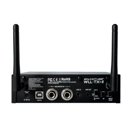 Soundtube WLL-TR-1P-II Tri-band Uncompressed Wireless WLL-TX1 Trans. WLL-RX1P Rec. Sys. Audio Amplifiers Soundtube