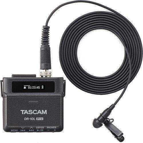 Tascam DR-10L Pro Field Recorder and Lavalier Microphone Audio Tascam