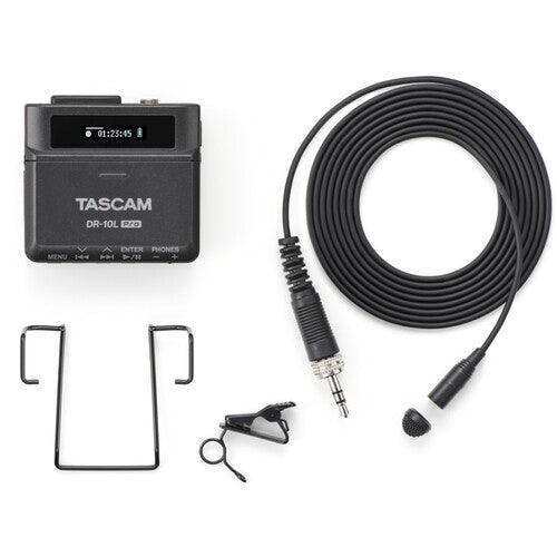 Tascam DR-10L Pro Field Recorder and Lavalier Microphone Audio Tascam