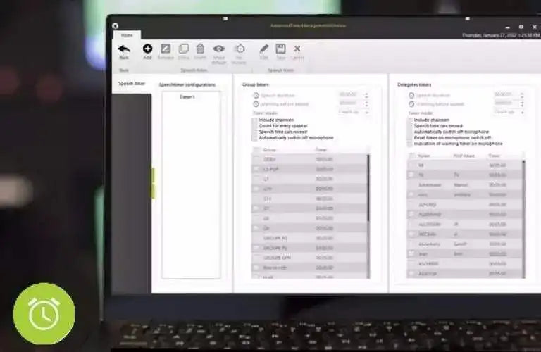 Televic CoCon Advanced Speech Timers - 71.98.1118 Audio Conferencing Televic