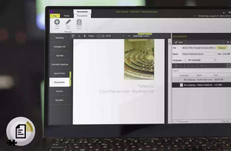 Televic CoCon Documentation - 71.98.1109 Audio Conferencing Televic