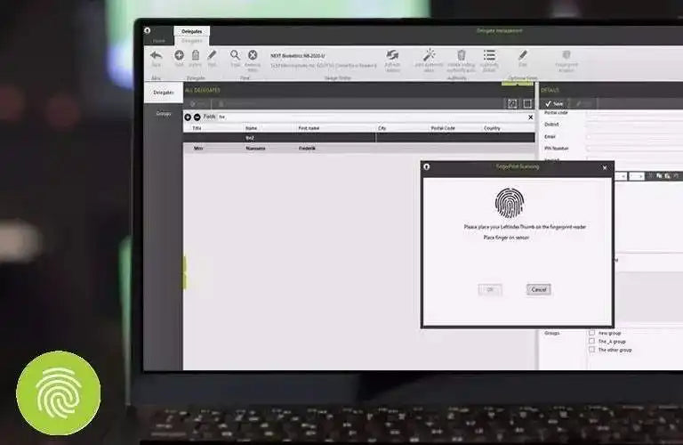 Televic CoCon Fingerprint - 71.98.1116 Audio Conferencing Televic