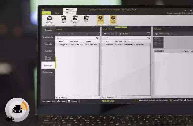 Televic CoCon Messaging/ Services 71.98.1110 Audio Conferencing Televic