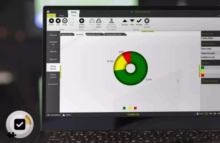 Televic CoCon Voting Control - 71.98.1104 Audio Conferencing Televic