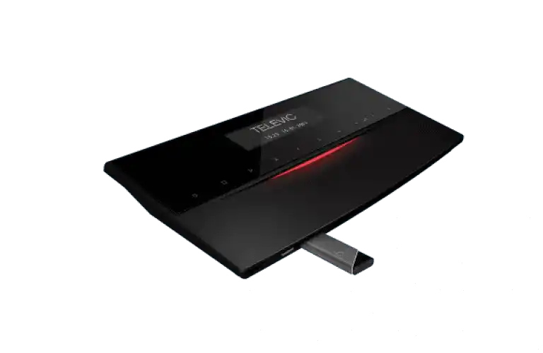 Televic Conference D-Cerno CUR Central Unit with Recording and Web Server - 71.98.0321 Audio Conferencing Televic