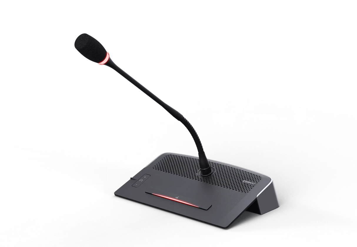 Televic Conference Tabletop D-Cerno SL Digital Delegate Discussion Unit - 71.98.0307 Audio Conferencing Televic