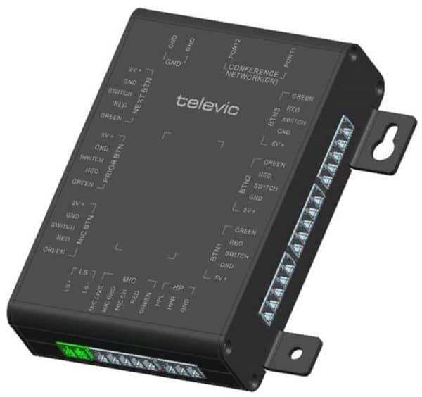Televic Confidea F-BOX Interface Box - 71.98.0522 Audio Conferencing Televic