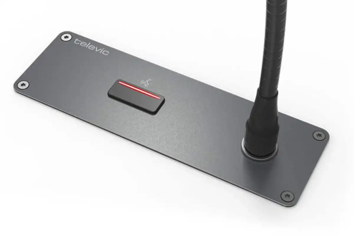 Televic Confidea F-DM Microphone Panel for Basic Discussion Systems - 71.98.0505 Audio Conferencing Televic