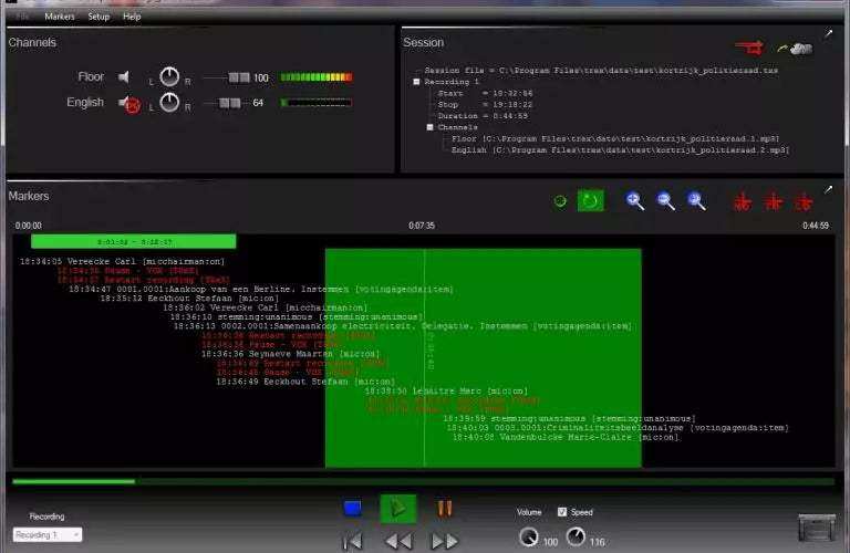 Televic T-Rex Transcription Tool - 71.98.1002 Audio Conferencing Televic