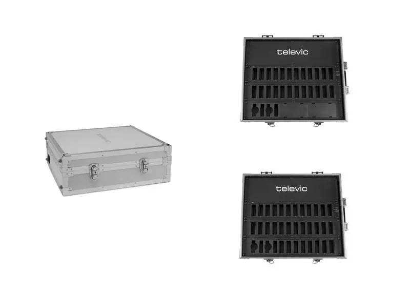 Televic Unite CC-28/2 Cockpit Charging & Carrying Case - 71.98.4040 Audio Conferencing Televic