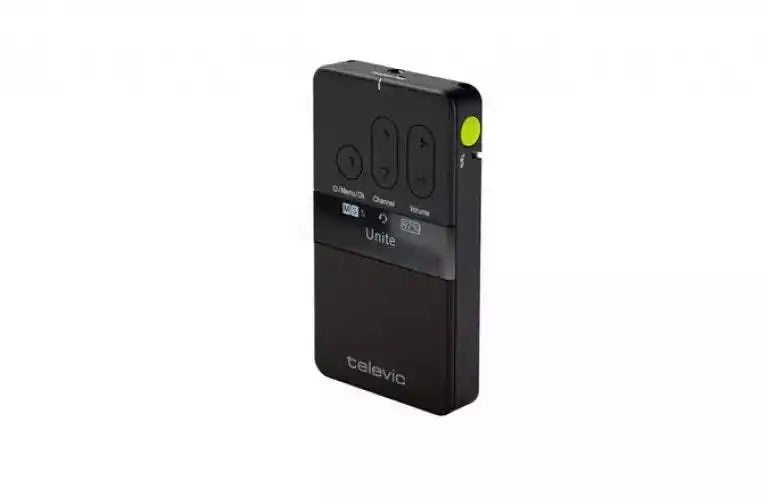 Televic Unite RP-T 71.98.4004 Digital Bodypack Receiver with Talkback - 71.98.4004 Audio Conferencing Televic