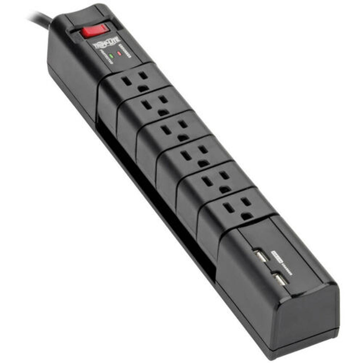 Eaton TLP608RUSBB – Surge 6-Outlet with USB Charging Surge Protectors & Power Strips Eaton