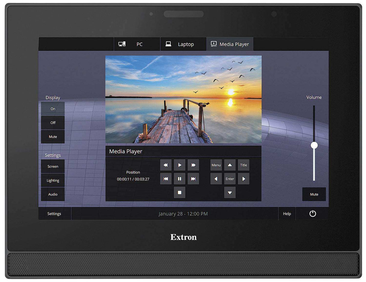 Extron TLP Pro 1225MG 12" Wall Mount TouchLink Pro Touchpanel Room Control Extron