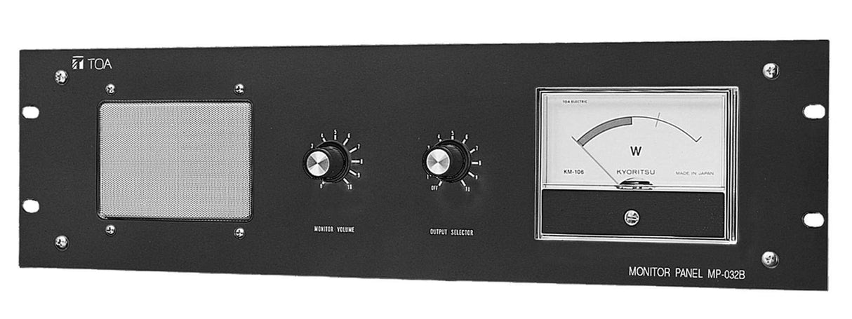 TOA Electronics 10-Channel Passive Monitor Panel - MP-032B Intercoms TOA