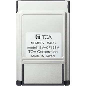 TOA Electronics 128 MB Memory Card/Combo Compact Flash Card and ATA Flash Card Adapter - EV-CF128M Intercoms TOA