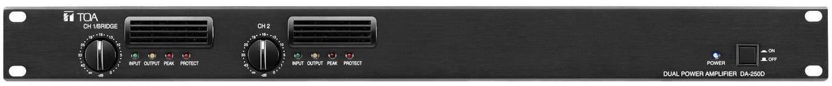 TOA Electronics 2-Channel Digital Amplifier (2 x 250W @ 4 Ohms) - DA-250D CU Audio Amplifiers TOA