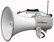 TOA Electronics 30W Shoulder-Held Megaphone with Whistle & Built-In Wireless Mic Receiver (Gray) - ER-2930W Intercoms TOA
