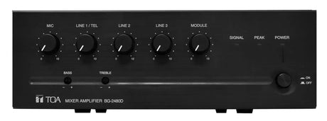 TOA Electronics 480W 5 input Amplifier & Mixer - BG-2480D-AM Audio Amplifiers TOA