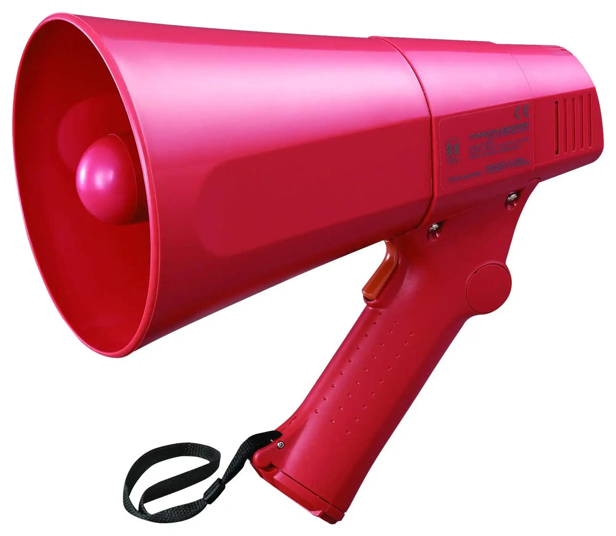 TOA Electronics 6W Compact Handheld Megaphone with Siren (Red) - ER-520S Intercoms TOA