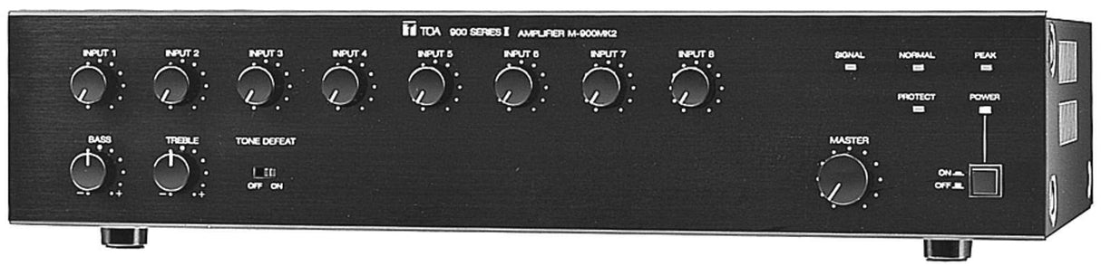 TOA Electronics 8-Channel Mixer Preamplifier - M-900MK2 Audio Amplifiers TOA