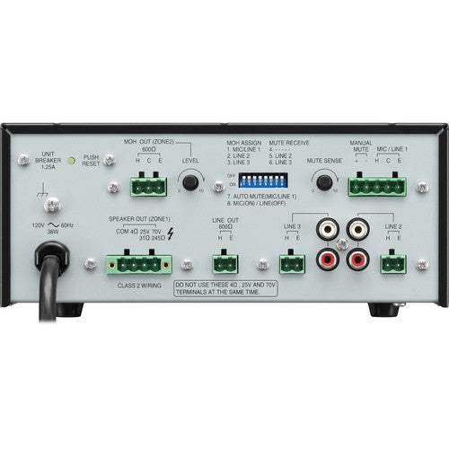 TOA Electronics Amplifier & Mixer - BG-235 CU Audio Amplifiers TOA